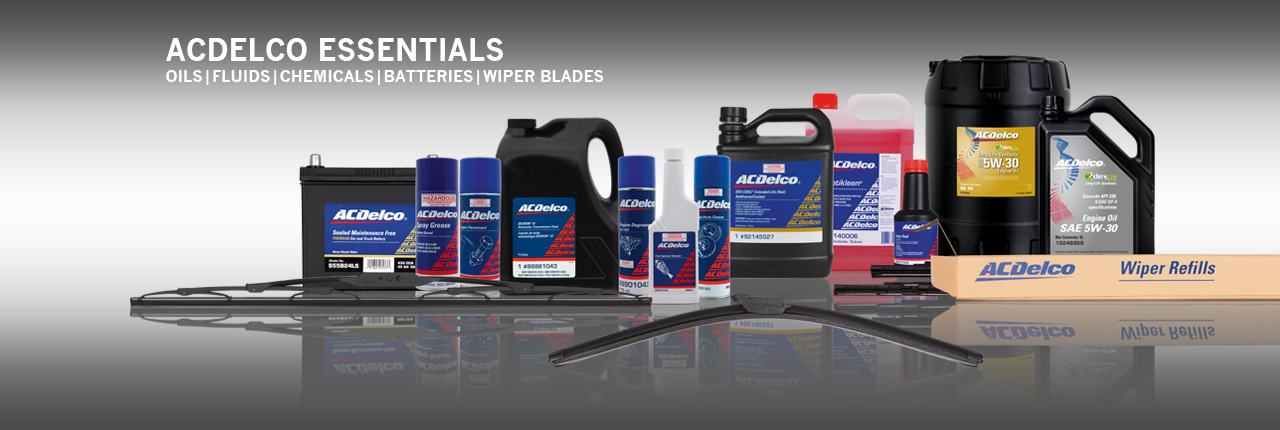 oil, filters, batteries, wiper blades, antifreeze, lubricants,